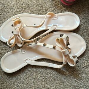 Studded rubber sandal